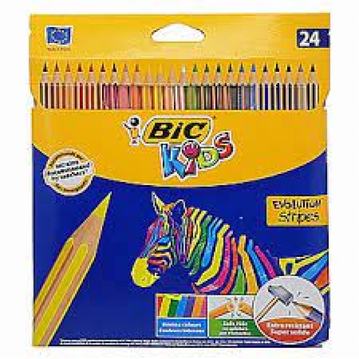 צבעי עפרון BIC (24 יחידות)